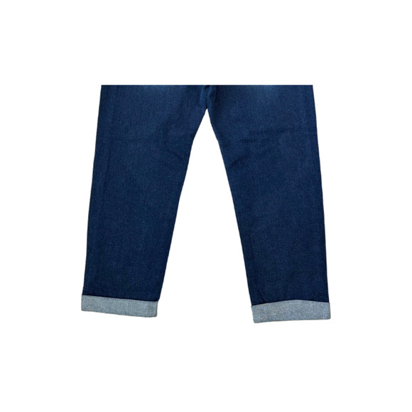 Kan Can Jeans Boyfriend Cuffed Distressed Button Fly Denim Blue Women’s 32 - Picture 6 of 8